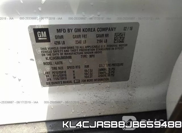 KL4CJASB8JB659488 фото 10