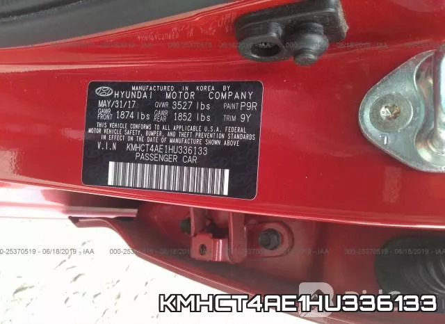 KMHCT4AE1HU336133 фото 10