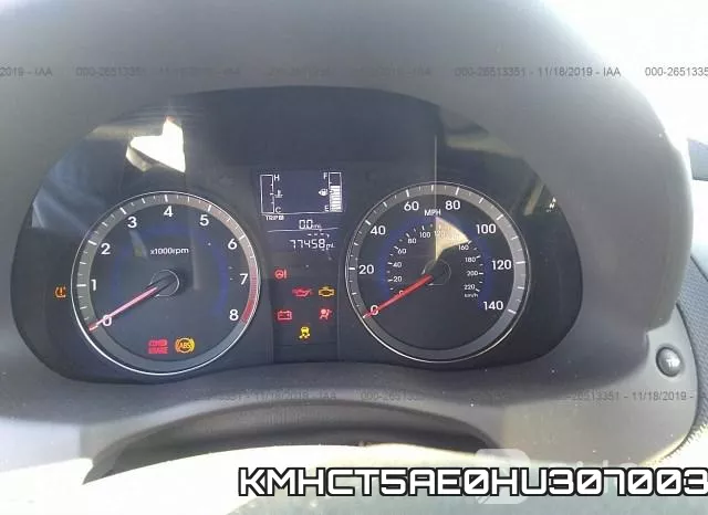 KMHCT5AE0HU307003 фото 8