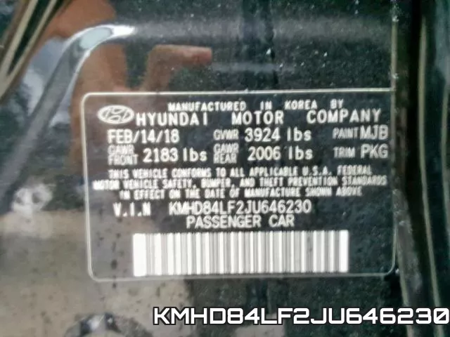 KMHD84LF2JU646230 фото 2