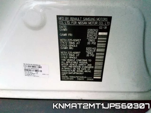 KNMAT2MT1JP560307 фото 2
