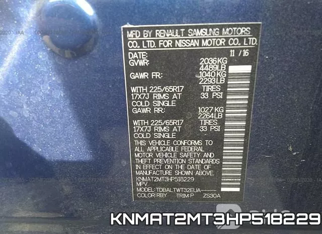KNMAT2MT3HP518229 фото 10