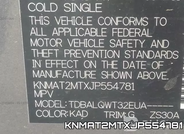 KNMAT2MTXJP554781 фото 10
