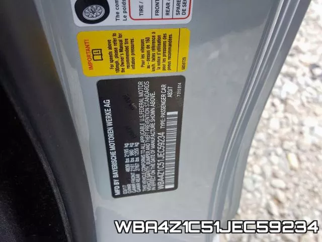 WBA4Z1C51JEC59234 фото 2
