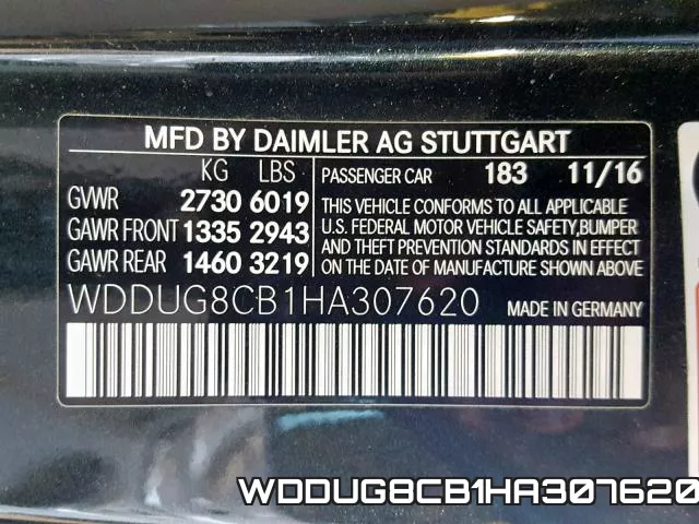 WDDUG8CB1HA307620 фото 2