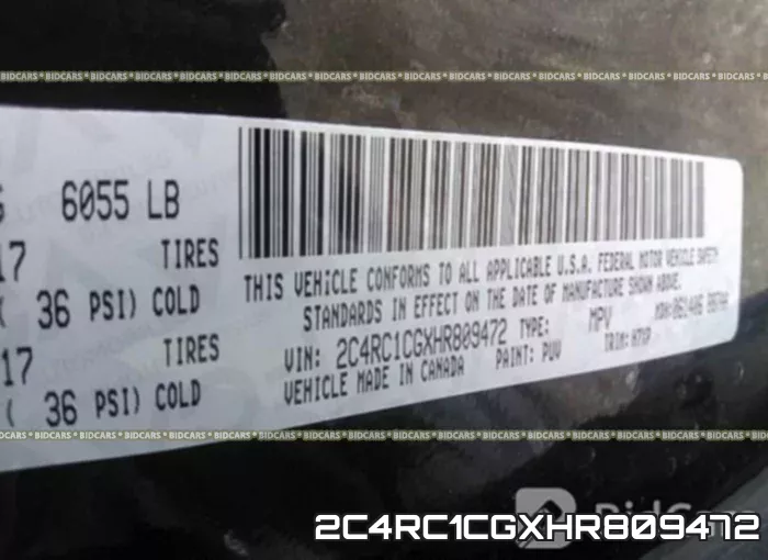 2C4RC1CGXHR809472 фото 10