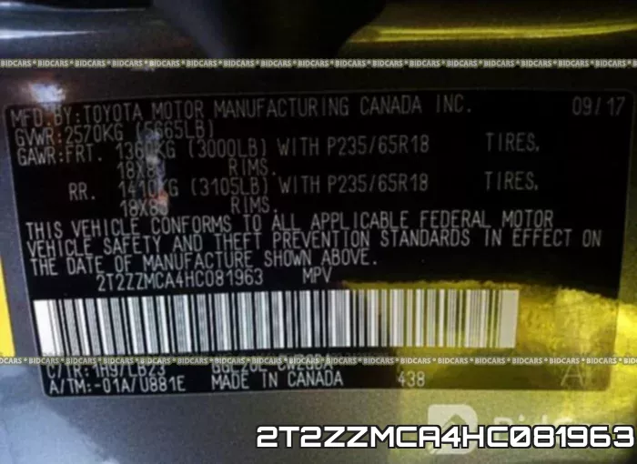 2T2ZZMCA4HC081963 фото 10