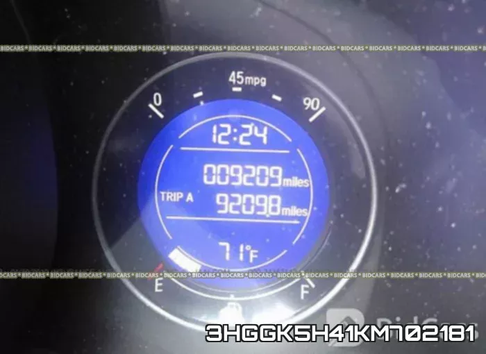 3HGGK5H41KM702181 фото 8