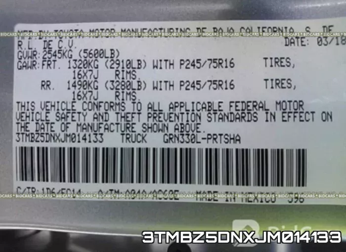 3TMBZ5DNXJM014133 фото 10