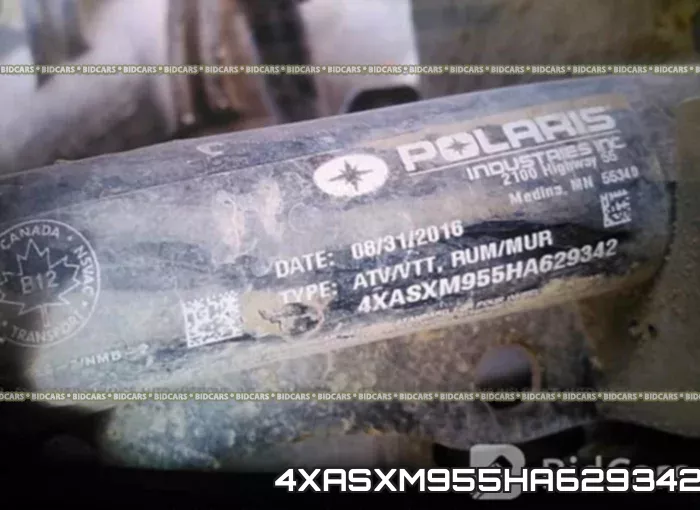 4XASXM955HA629342 фото 2