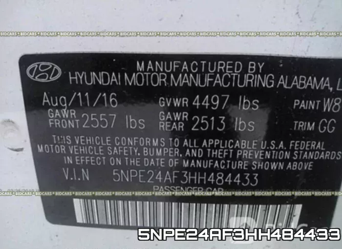 5NPE24AF3HH484433 фото 10
