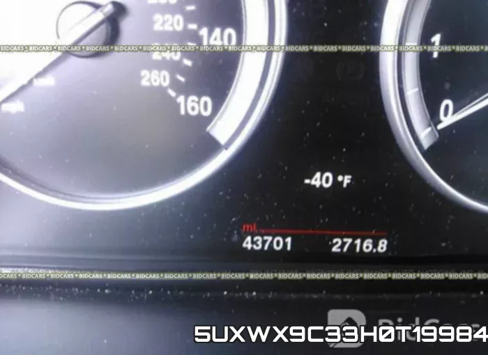 5UXWX9C33H0T19984 фото 8
