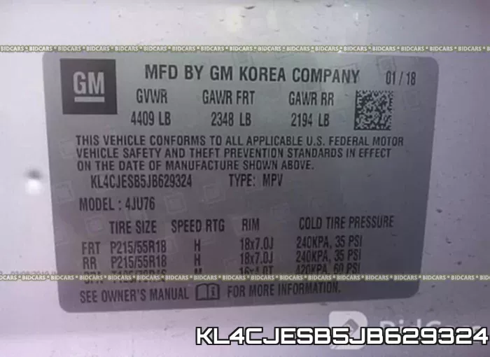 KL4CJESB5JB629324 фото 10