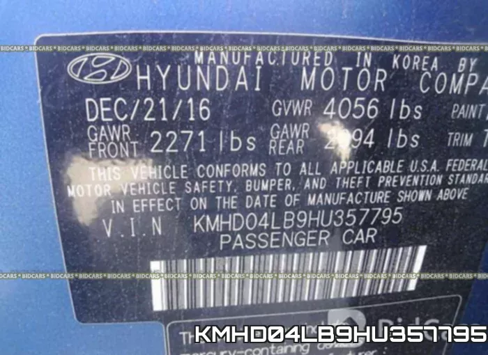 KMHD04LB9HU357795 фото 10
