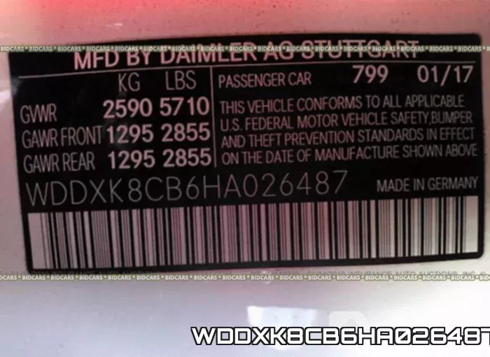 WDDXK8CB6HA026487 фото 10