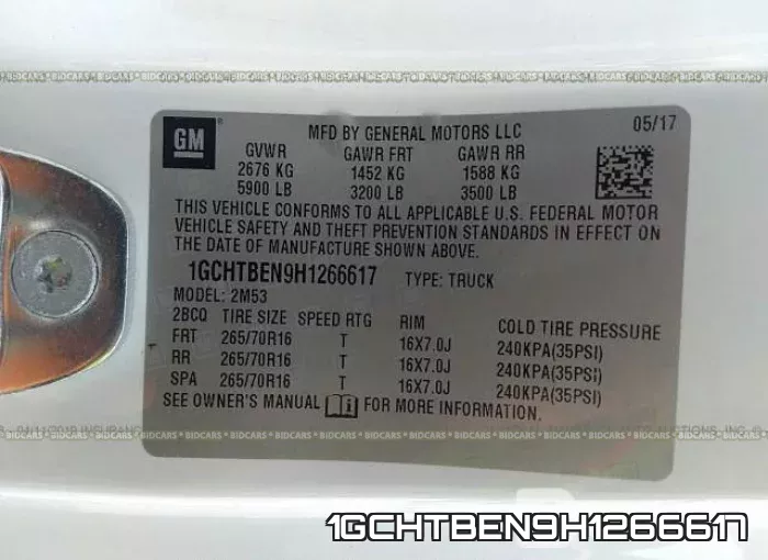 1GCHTBEN9H1266617 фото 10