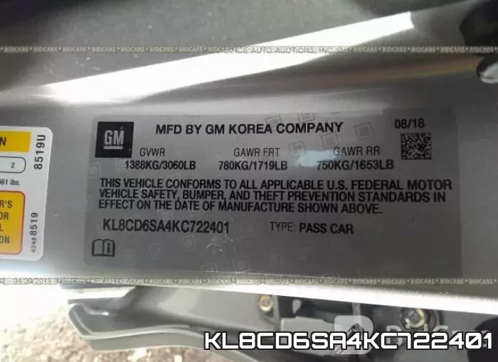 KL8CD6SA4KC722401 фото 10