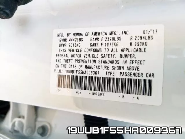 19UUB1F55HA009367 фото 2