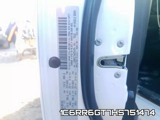 1C6RR6GT7HS751474 фото 2