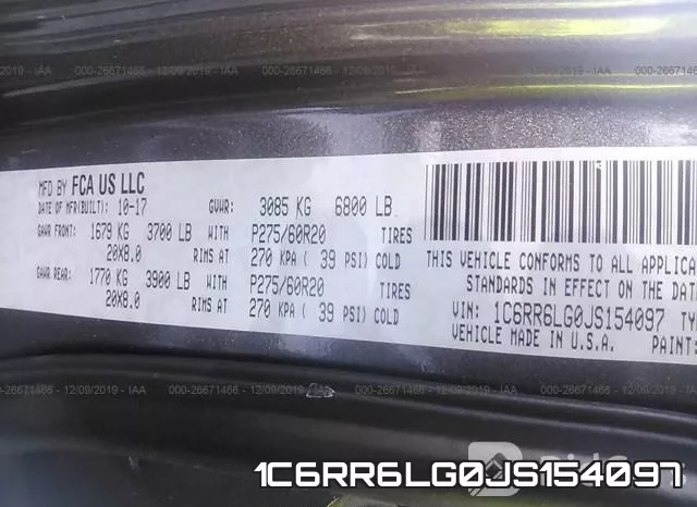 1C6RR6LG0JS154097 фото 10