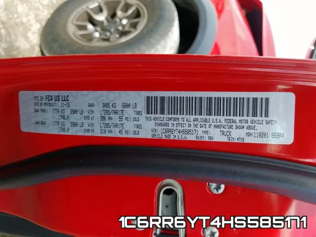 1C6RR6YT4HS585171 фото 2