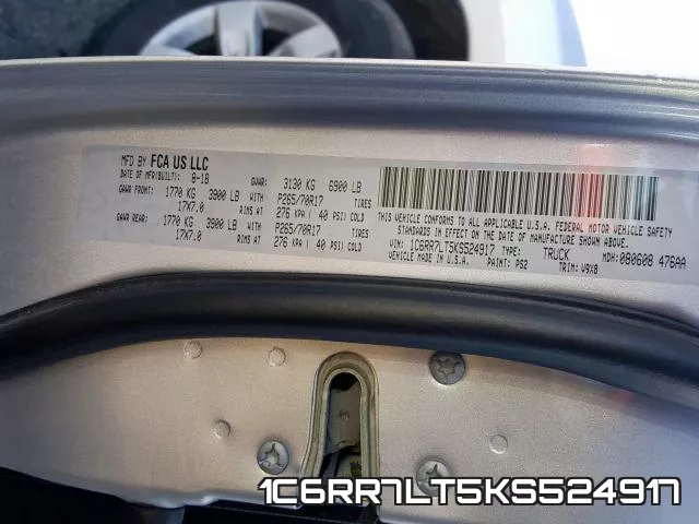 1C6RR7LT5KS524917 фото 2