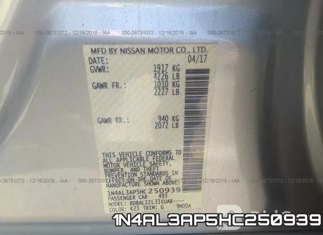 1N4AL3AP5HC250939 фото 10