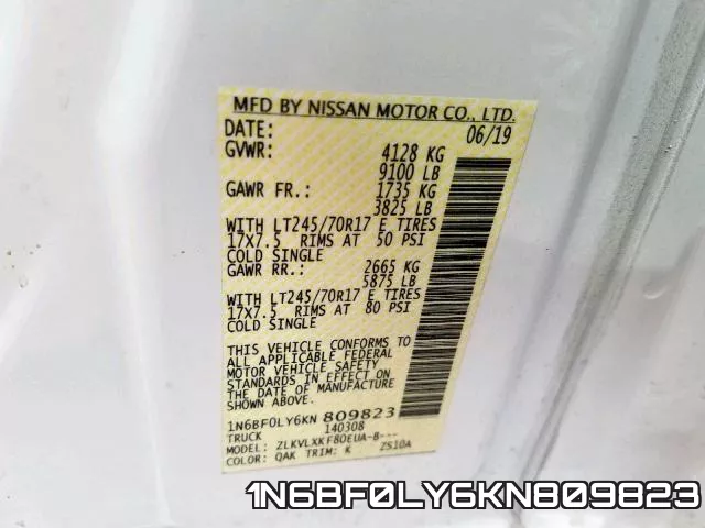 1N6BF0LY6KN809823 фото 2