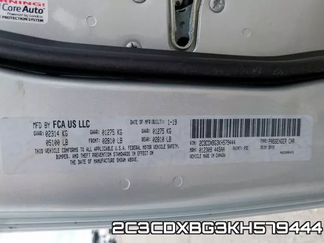 2C3CDXBG3KH579444 фото 2