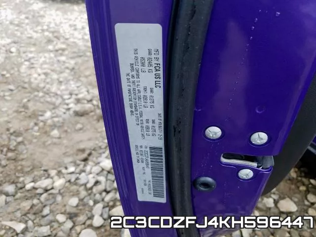 2C3CDZFJ4KH596447 фото 2