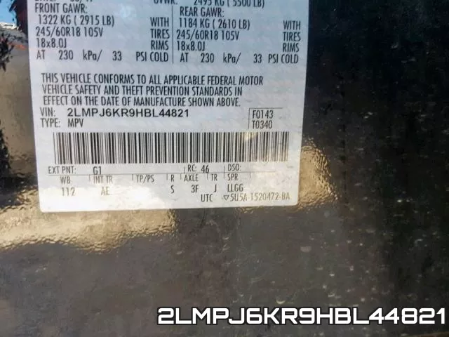 2LMPJ6KR9HBL44821 фото 2
