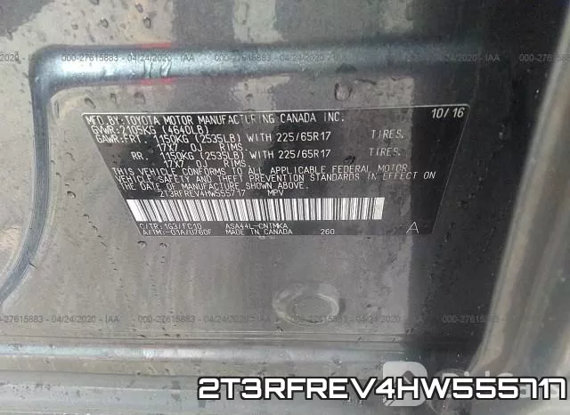 2T3RFREV4HW555717 фото 10