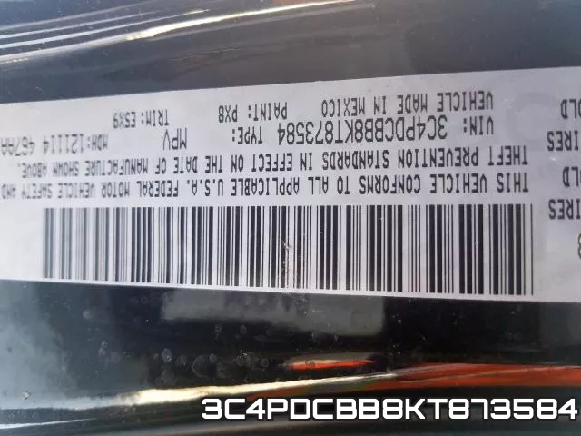3C4PDCBB8KT873584 фото 2