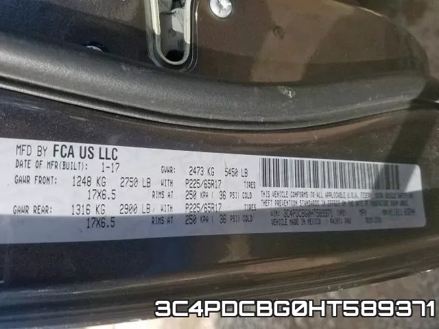 3C4PDCBG0HT589371 фото 2