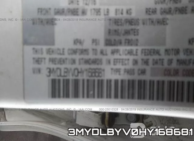 3MYDLBYV0HY168681 фото 10