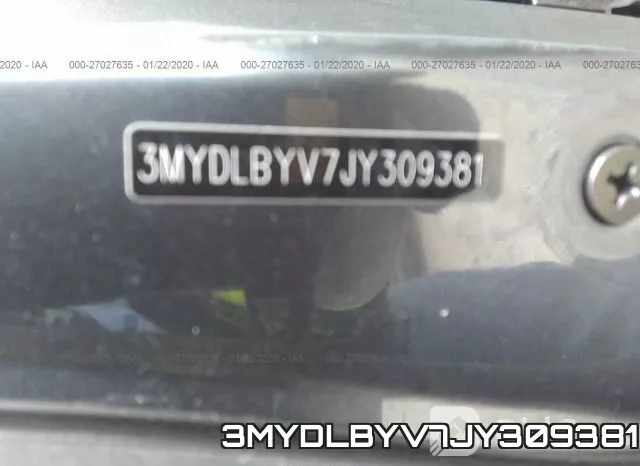 3MYDLBYV7JY309381 фото 10