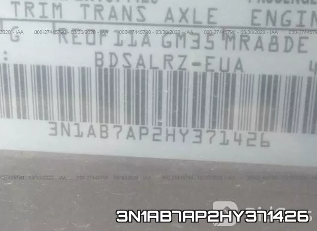 3N1AB7AP2HY371426 фото 10