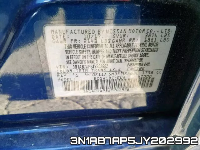 3N1AB7AP5JY202992 фото 2