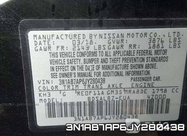 3N1AB7AP6JY280438 фото 10