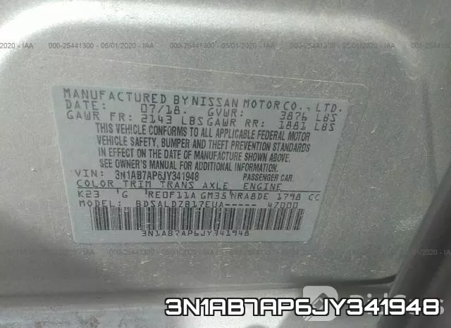 3N1AB7AP6JY341948 фото 10