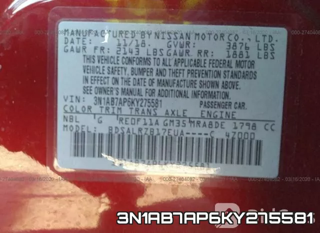 3N1AB7AP6KY275581 фото 10