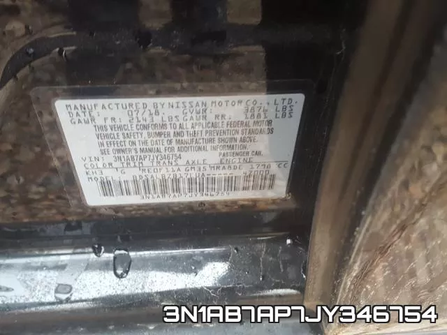 3N1AB7AP7JY346754 фото 2