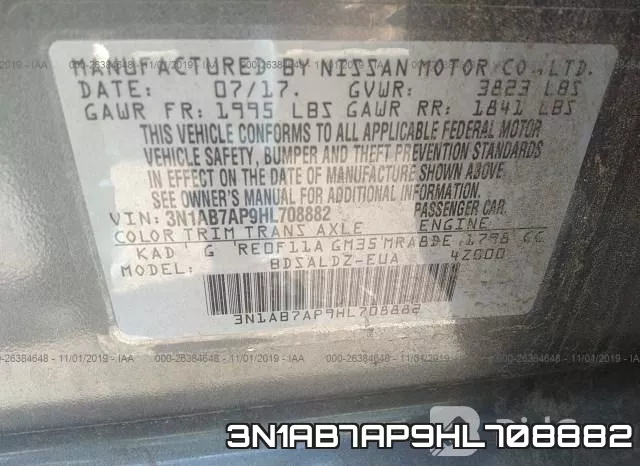3N1AB7AP9HL708882 фото 10