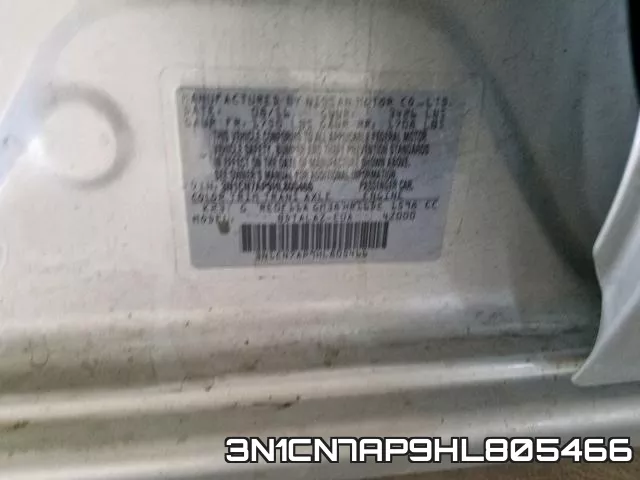 3N1CN7AP9HL805466 фото 2