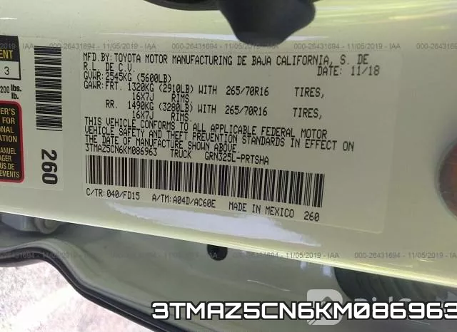 3TMAZ5CN6KM086963 фото 10