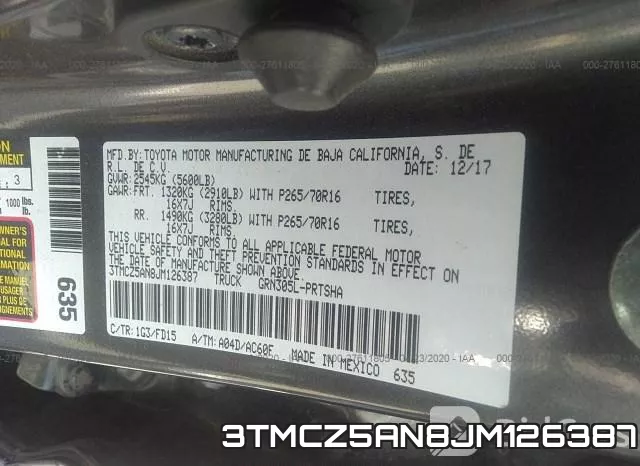 3TMCZ5AN8JM126387 фото 10