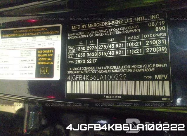 4JGFB4KB6LA100222 фото 10