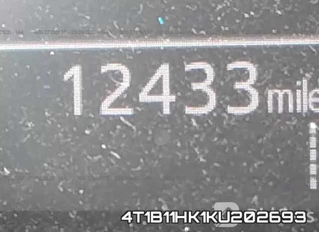 4T1B11HK1KU202693 фото 8