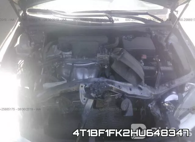 4T1BF1FK2HU648347 фото 2