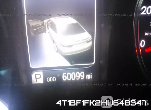4T1BF1FK2HU648347 фото 8